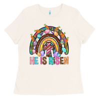 Bone He Is Risen Rainbow Ladies Tee - BundleAndBundleShop
