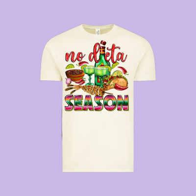 No Dieta Season Vintage Tee Designed By Texasbilliewilder