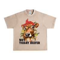 French Oak Cute Heifer Urban Heavy Tee - texasbilliewilder
