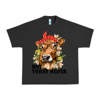 Pigment Black Cute Heifer Urban Heavy Tee - texasbilliewilder