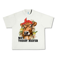 Pistachio Cute Heifer Urban Heavy Tee - texasbilliewilder