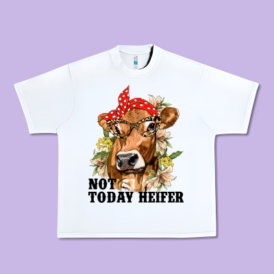Cute Heifer Urban Heavy Tee Designed By Texasbilliewilder