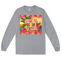 Heather Grey hot mom summer Long Sleeve Tee - TumblerDesignByShophia