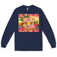 Navy hot mom summer Long Sleeve Tee - TumblerDesignByShophia