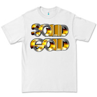 White solid gold 1980s tv show pop music Premium Tee - tuanDangUi