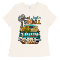 Bone Just A Small Town Girl Windmill Ladies Tee - BundleAndBundleShop