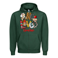 Sports Green One Loved Teacher Zipper Hoodie - FaDigitalArtStudio