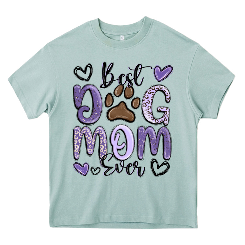 Best Dog Mom Ever Heavy Core Tee by MaliasSmallBusiness | Teevron