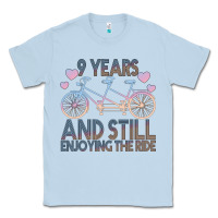 Dusty Blue 9 Years And Still Enjoying The Ride Classic Tee - Bettercallsaul