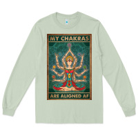 Matcha my chakras are aligned af vintage yoga meditation Long Sleeve Tee - tuanDangUi