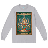 Moon Dust my chakras are aligned af vintage yoga meditation Long Sleeve Tee - tuanDangUi