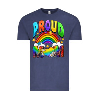 Vintage Denim Proud Mom Vintage Tee - NancyCooperArtShop