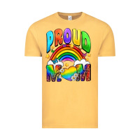 Vintage Mustard Proud Mom Vintage Tee - NancyCooperArtShop