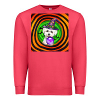 Cardinal halloween bichons frise dog Premium Sweatshirt - LillyAllenDesigns