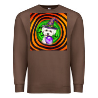 Chestnut halloween bichons frise dog Premium Sweatshirt - LillyAllenDesigns