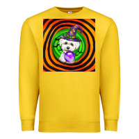 Lemon halloween bichons frise dog Premium Sweatshirt - LillyAllenDesigns