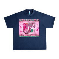 Navy Give Cancer the boot Urban Heavy Tee - NancyCooperArtShop