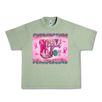 Oil Green Give Cancer the boot Urban Heavy Tee - NancyCooperArtShop