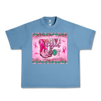 Pebble Blue Give Cancer the boot Urban Heavy Tee - NancyCooperArtShop