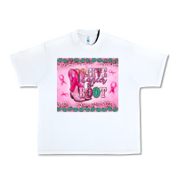 White Give Cancer the boot Urban Heavy Tee - NancyCooperArtShop