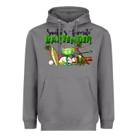 Storm Santa's Favorite Bartender Heavyweight Hoodie - LillyAllenDesigns