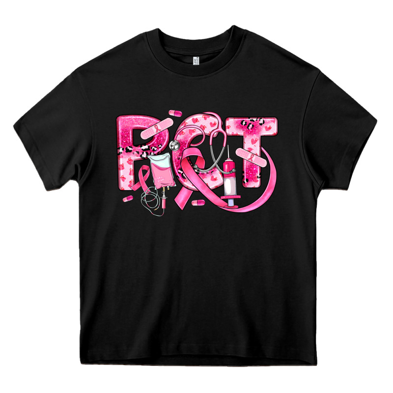 Breast Cancer Pct Patient Care Technician Heavy Core Tee by JahusDesignShop | Teevron