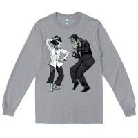 Heather Grey pulp frankenstein Long Sleeve Tee - tuanDangUi