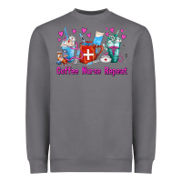 Storm Coffee Nurse Repeat Nurse Coffee Cups Heavyweight Sweatshirt - FaDigitalArtStudio