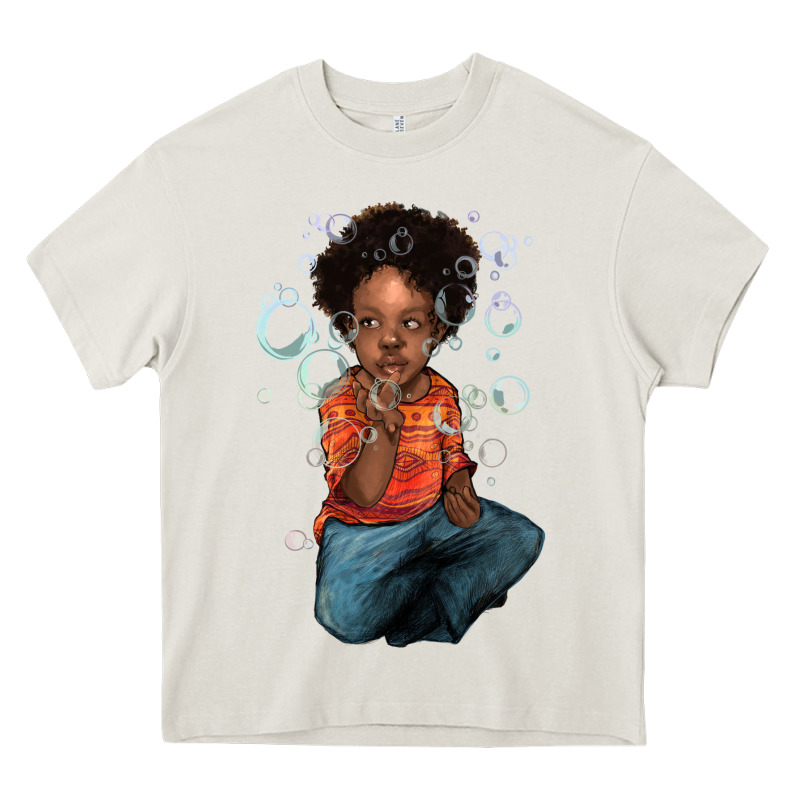 Afro Black Boy Heavy Core Tee by NancyCooperArtShop | Teevron