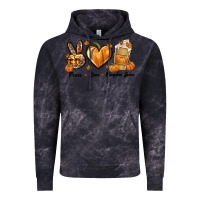 Cloud Black Peace Love Pumpkin Spice Vintage Hoodie - texasbilliewilder