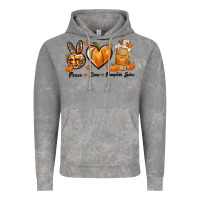 Cloud Rock Peace Love Pumpkin Spice Vintage Hoodie - texasbilliewilder