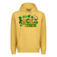 Antique Gold one lucky mama Premium Hoodie - FaDigitalArtStudio
