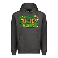 Charcoal Heather one lucky mama Premium Hoodie - FaDigitalArtStudio