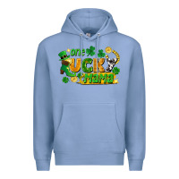 Colony Blue one lucky mama Premium Hoodie - FaDigitalArtStudio