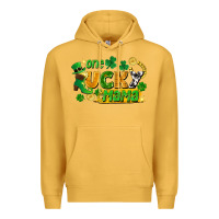 Mustard one lucky mama Premium Hoodie - FaDigitalArtStudio