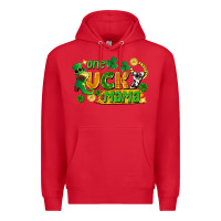 Red one lucky mama Premium Hoodie - FaDigitalArtStudio