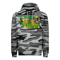 Slate Camo one lucky mama Premium Hoodie - FaDigitalArtStudio