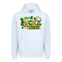 White one lucky mama Premium Hoodie - FaDigitalArtStudio