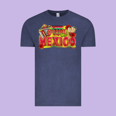 Viva Mexico Vintage Tee Designed By Texasbilliewilder
