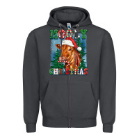 Smoke mooey christmas heifer Zipper Hoodie - FaDigitalArtStudio
