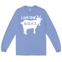 Colony Blue i am the g.o.a.t. greatest of all time athletics g Long Sleeve Tee - tuanDangUi