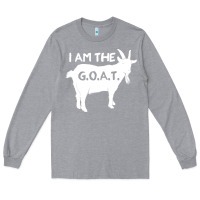 Heather Grey i am the g.o.a.t. greatest of all time athletics g Long Sleeve Tee - tuanDangUi