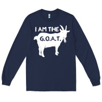Navy i am the g.o.a.t. greatest of all time athletics g Long Sleeve Tee - tuanDangUi