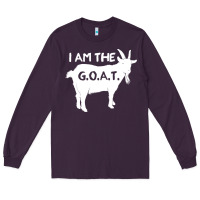 I Am The G.o.a.t. Greatest Of All Time Athletics G Long Sleeve Tee | Teevron