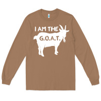 Toasted Coconut i am the g.o.a.t. greatest of all time athletics g Long Sleeve Tee - tuanDangUi