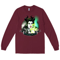 Burgundy maleficent Long Sleeve Tee - tuanDangUi