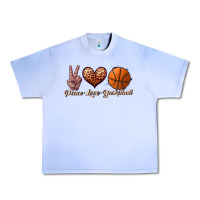 Grape Ice peace love basketball Urban Heavy Tee - JahusDesignShop