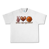 Lunar Rock peace love basketball Urban Heavy Tee - JahusDesignShop