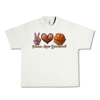 Pistachio peace love basketball Urban Heavy Tee - JahusDesignShop