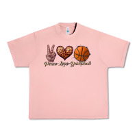 Salmon peace love basketball Urban Heavy Tee - JahusDesignShop
